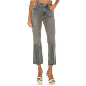 Trave Colette Kick Flare Raw Hem Jeans Women's Size 26 Touch of Grey